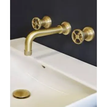 Golden Brass Wall Mixer